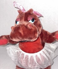 Vintage Disneyland Walt Disney Fantasia Hyacinth HIPPO Ballerina Plush
