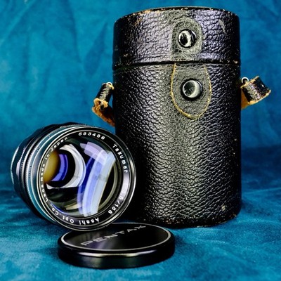 Frühes Pentax TAKUMAR F3.5 135MM OBJEKTIV - ASAHI LENS & UV FILTER - M42 SCREW MOUNT