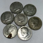 Silver Kennedy Half Dollars 1967 Silver Coins Lot Of 7 Beautiful Coins