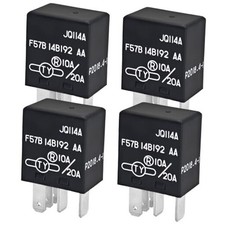 F57B1B192AA Automotive Relay Set of - 10A/20A 12VDC 5-Pin SPDT OEM 4