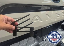 COMPATIBLE WITH 2024 2025 3D BLACK MATTE DOMED RAISED TAILGATE LETTERS DECALS