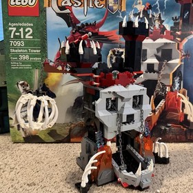 LEGO Skeleton Tower 7093 Fantasy Era Castle (Complete W/ Box & Instr., No Figs)