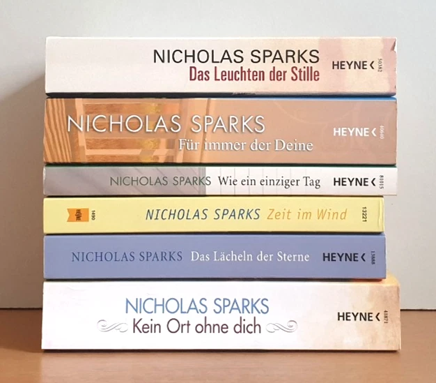 BUCHPAKET+LIEBE+ Romantik+ 6 BÜCHER + 6 x NICHOLAS SPARKS +TB+BUNDLE - Bild 3 von 4