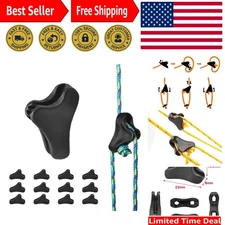 12 Ultralight Guyline Tensioners - Essential Camping Gear for Secure Tarp Setup