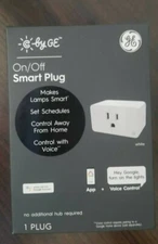 On/off Smart Plug by GE With Smart Bridge Alexa Google Home - Brand New