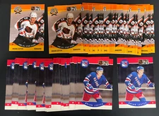 (62) Lot 1990-91 Pro Set Brian Leetch #201, #373 Rangers All-Star Fresh n Sharp
