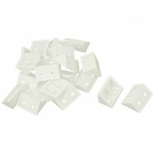 10 Plastic L Shape Brace Corner Joint Right Angle Bracket Corner Protectors
