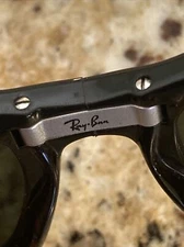 RAY BAN 4105 SIZE 50-22 WAYFARER FOLDING REPLACEMENT BRIDGE PIECE NOSE HINGE 601