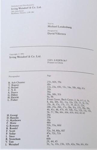 Toronto von Irving Weisdorf & Co. Ltd. (Handelstaschenbuch) 1992 Erinnerungsbuch Foto - Bild 8 von 9