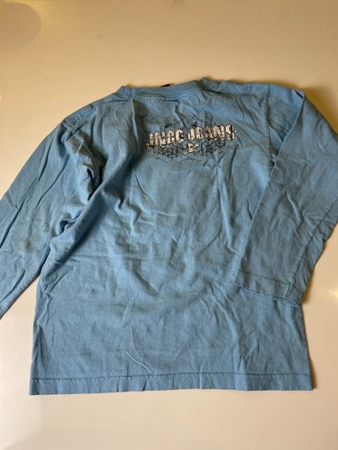 JNCO Jeans Boys Small Light Blue Long Sleeve Skateboard T Shirt - Picture 8 of 9