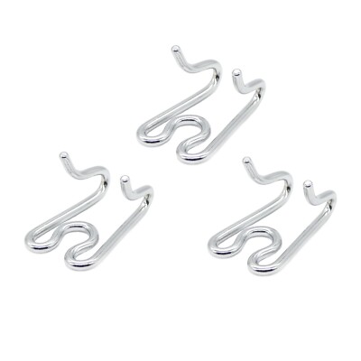  3x Herm Sprenger Chrome Plated Steel Extra Links for Prong Collar 2.25mm
