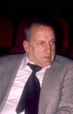 George C Scott sits at an unspecified event in New York New York c- Old Photo