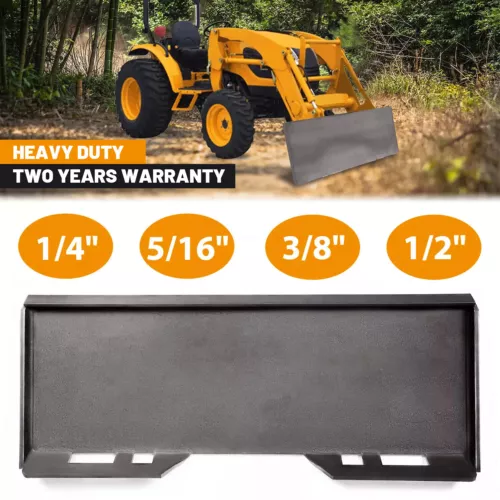 1/4" 5/16" 3/8" 1/2"Skid Steer Mount Plate Adapter Loader Quick Tach Attachment