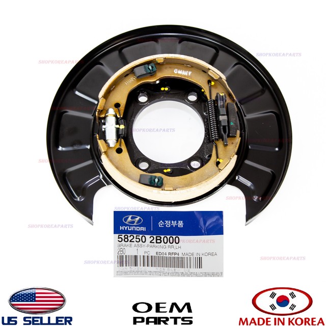 BRAKE ASSY PARKING REAR LEFT SIDE GENUINE! HYUNDAI SANTA FE 20072009