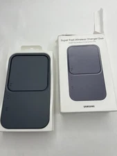 Samsung 15W Duo Fast Wireless Charger pad with Cable Only - Black (Need 9V 3A)