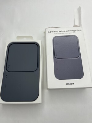 Samsung 15W Duo Fast Wireless Charger pad with Cable Only - Black (Need 9V 3A)