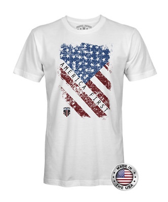 America First - USA Shirt - Patriotic Shirts for Men