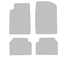 Fußmatten-Set für Peugeot 505 (1979-1993) Dura graphit