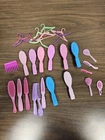30 Piece Barbie Doll Accessories Lot  Vintage Brushes, Combs, Hangers Maxi
