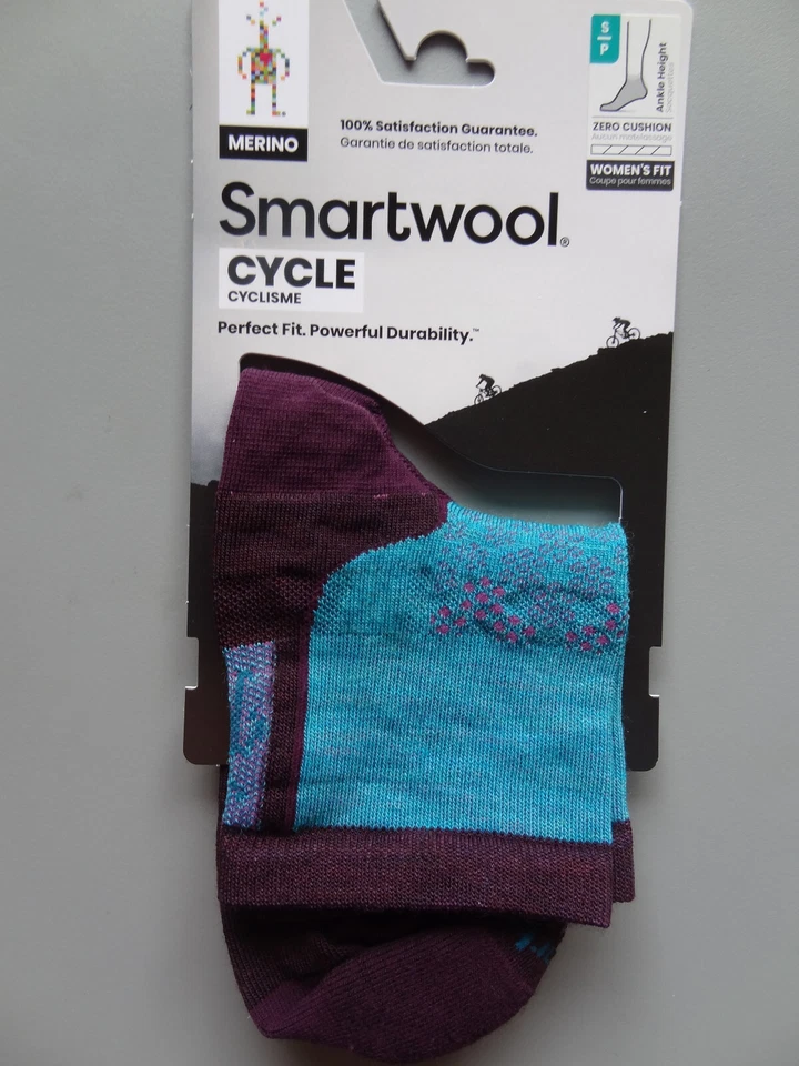 NUEVO SmartWool PhD Ciclismo Correr Ultraligero Mini Calcetines al Tobillo Para Mujer S Foto 2 de 4