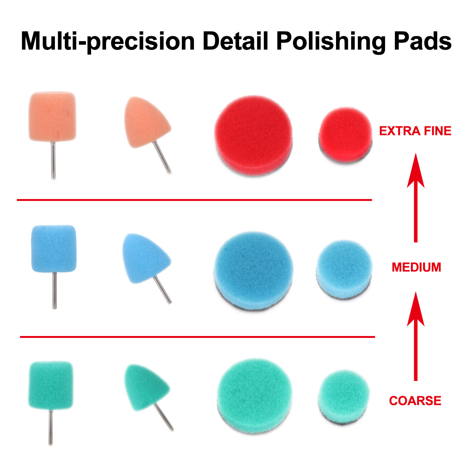 Pads for Cordless Electric Drill Buffing Wheel Car Detail Polisher Pads