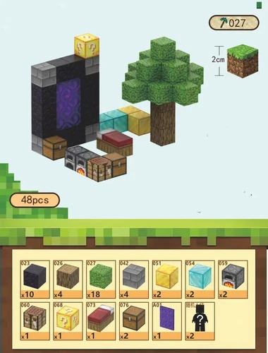 My World Magnetic Building Block Set STEM Mine Craft Toys Tiles Pixel Cube 2CM - Picture 51 of 78