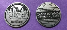 Vintage Design - Canyonlands National Park The Needles Collectible Token