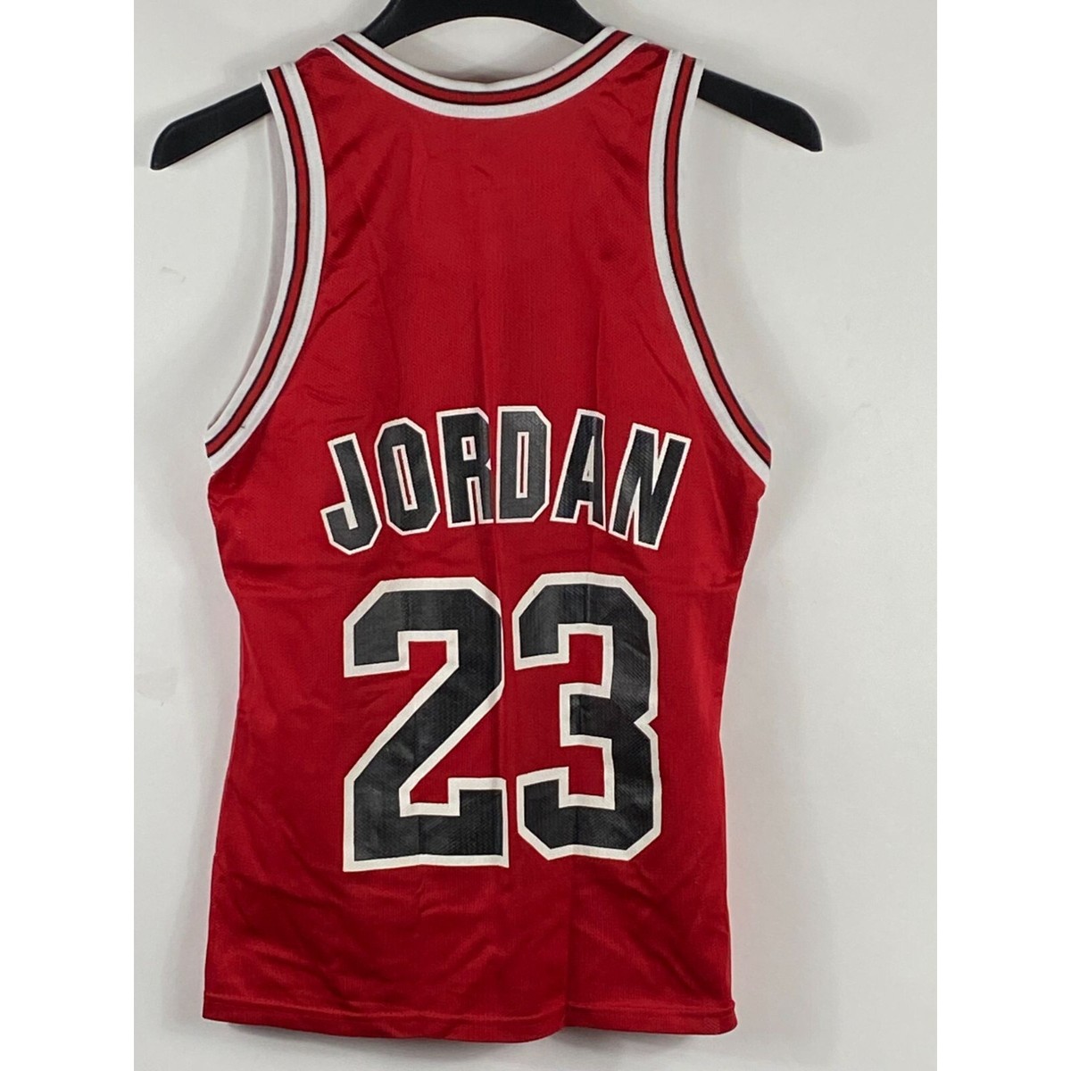 Vintage Champion Chicago Bulls Michael Jordan #23 Jersey Red
