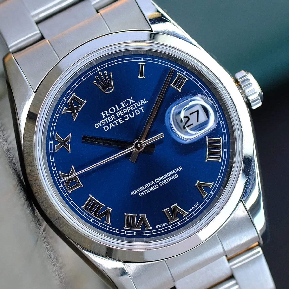 Rolex 16200 blue new arrivals