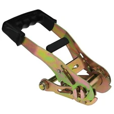 US Cargo Control Rubber Handle Ratchet 2", Yellow Zinc, 11,000 lbs.