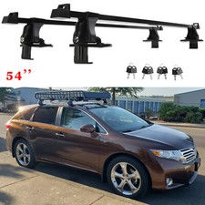For Toyota Venza Bare Roof Rack 54 Crossbar Luggage Kayak Cargo Carrier W Lock For Toyota Venza Bare Roof Rack 54 Crossbar Luggage Kayak Cargo Carrier W Lock