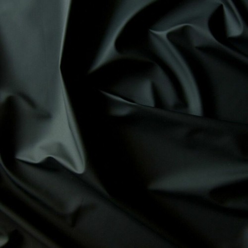MATTE VINYL PLEATHER GOTHIC FETISH FABRIC WATERPROOF RAINCOAT BLACK WHITE 54'W - Picture 11 of 149