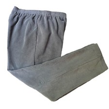 Alfred Dunner Women  s Pants Size 10 Gray Elastic Waist