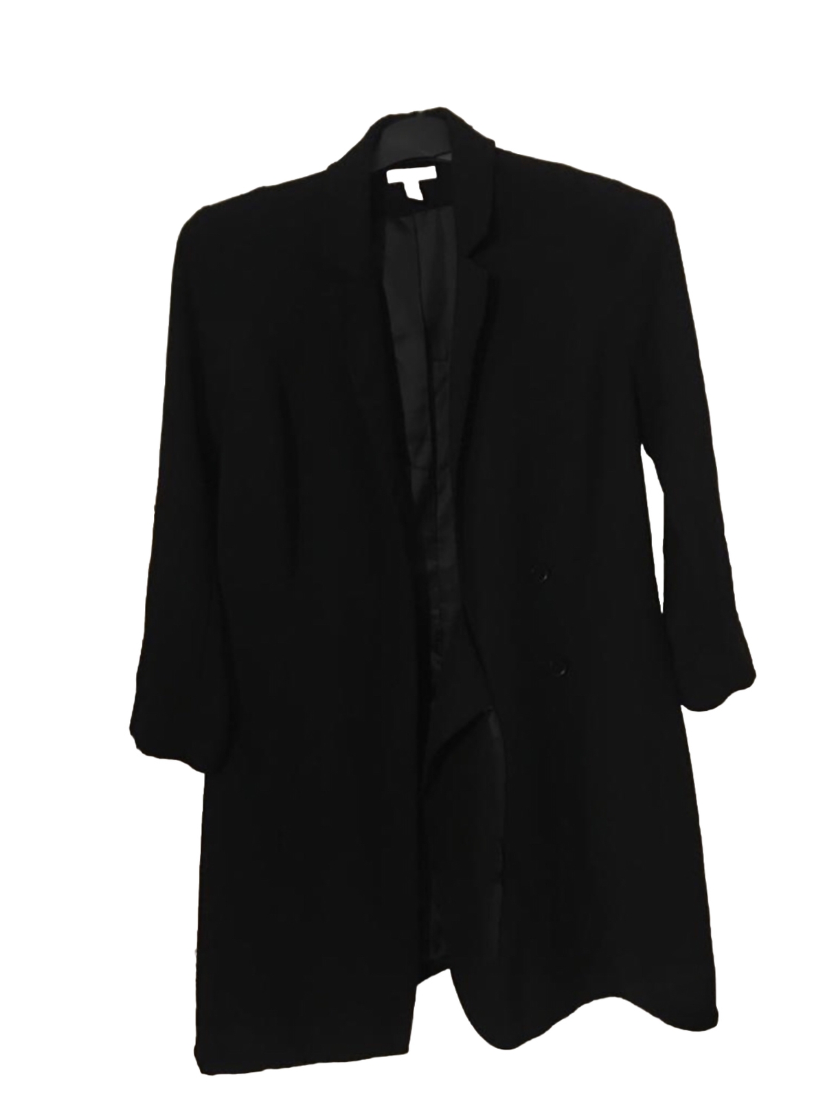 Ladies H&M Wrap Black Dress Size 12 eBay