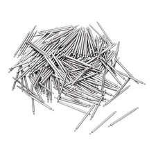 22mm Watch Band Pin 1.3mm Dia Steel Single Flanged End Spring Bar Pins 200pcs