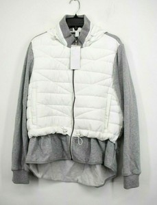 zella white zip up