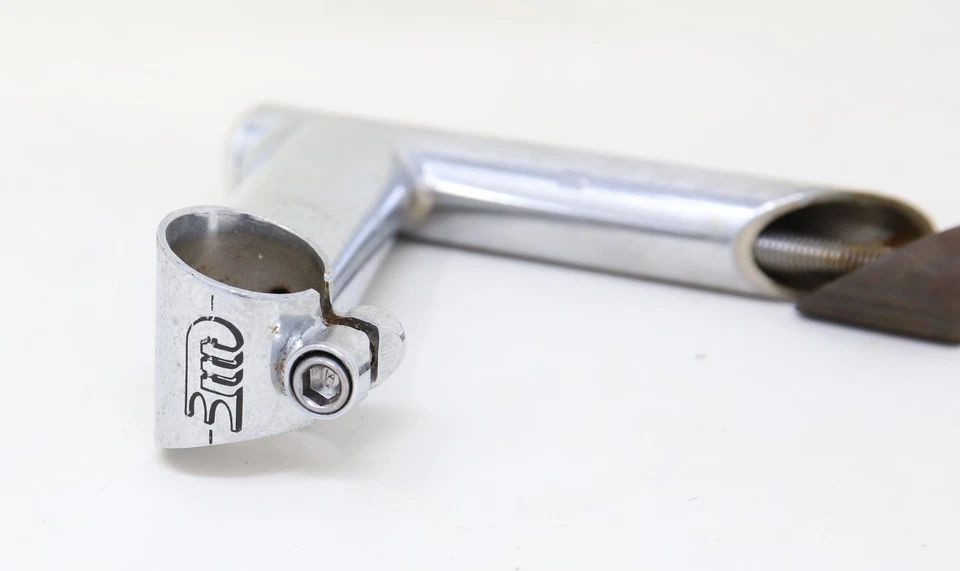 NOS 3T 3TTT CHROMIX CORSA PLUS STEM 120MM 1" CLAMP 25.8 CHROMED VINTAGE STEEL - Image 4 of 4