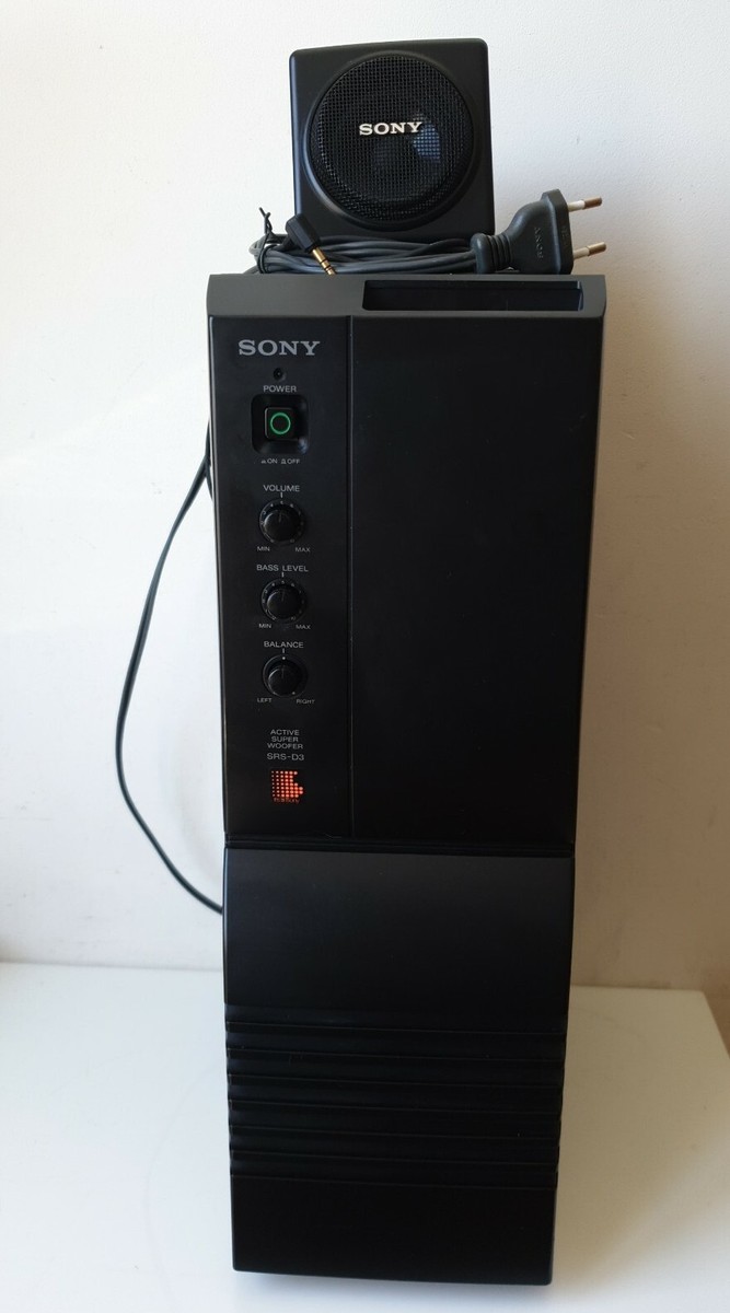 Sony Hi-Fi Active Speaker System SRS-D3 1980s