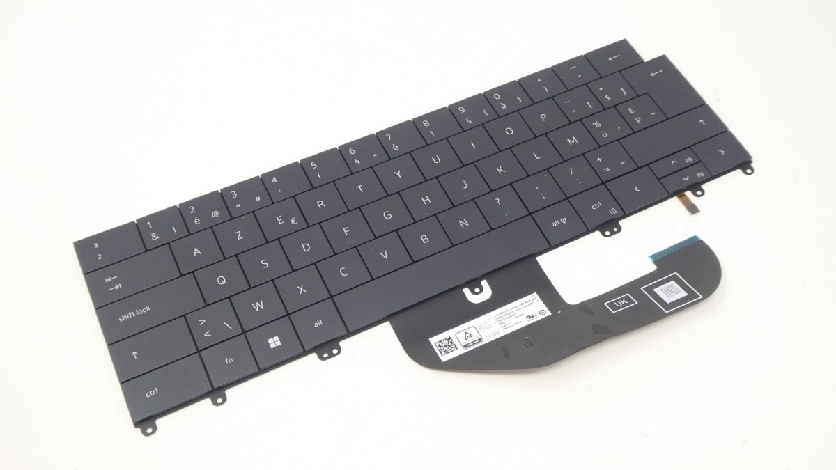 Dell XPS 13 Plus 9320 BELGIAN Backlit Keyboard BLACK - FNVPX | eBay