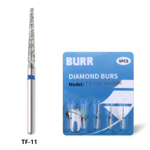5 pcs Zahnarzt Diamant Bohrer Schleif Fräs Präparation Dental High speed Turbine - Bild 15 von 757