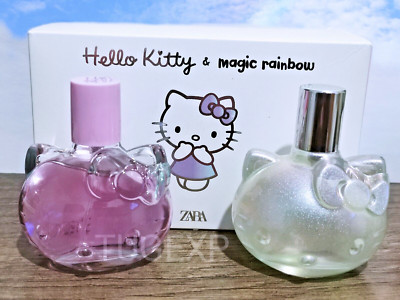 Zara HELLO KITTY & Magic Rainbow Parfum Duft 2x 1,69oz 2x 50ml Spray Neu