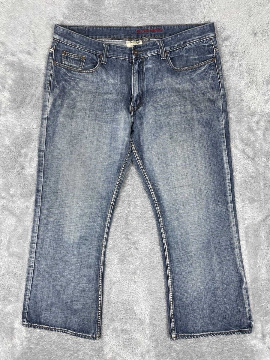 Urban Pipeline Jeans Men's (Actual) Blue Relaxed Bootcut