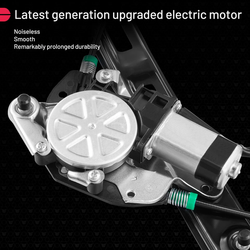 Front Driver Side Window Regulator W/ Motor For 2001-2005 BMW E46 3 Series 320i Foto 3 de 4