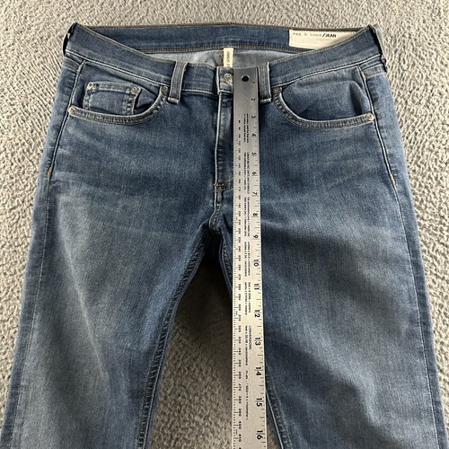 Rag & Bone Womens Jeans Blue Size 27 Ankle Denim Raw Hem Cotton Blend - Picture 7 of 19