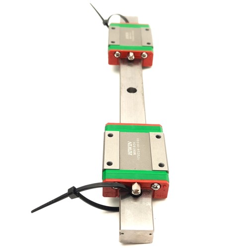 Hiwin MGN15CH Linear Guide Rail W/ Two Carriages, 200mm Rail, 4.61kN Load - Picture 3 of 4