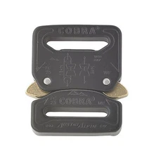 AustriAlpin 25mm / 1" Black Cobra Buckle - Male Fixed Female fixed - FC25KFF