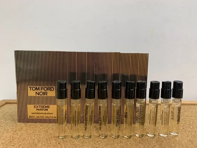 TOM FORD Noir Extreme Parfum 1.5ml / 0.05 oz Spray Vial x 10 PCS *NEW*