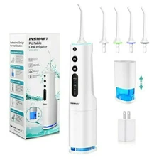 Cordless Water Flosser Teeth Cleaner, INSMART 360ML Water Tank Read Description 