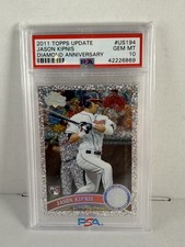 2011 Topps Update Jason Kipnis #US194 Diamond Anniversary PSA 10 Baseball Card