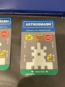 Mattel Intellivision Tele-games Night Stalker Space Hawk Poker Astrosmash Lot 4